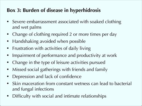 Use of Systemic Therapies to Manage Focal Hyperhidrosis.